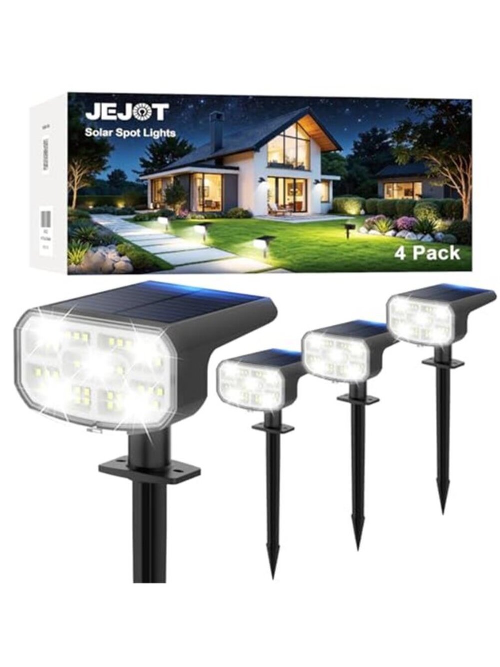 Solar Spot Lights Outdoor Waterproof Landscape Garden Lights IP65 LED